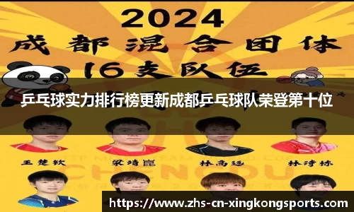 乒乓球实力排行榜更新成都乒乓球队荣登第十位